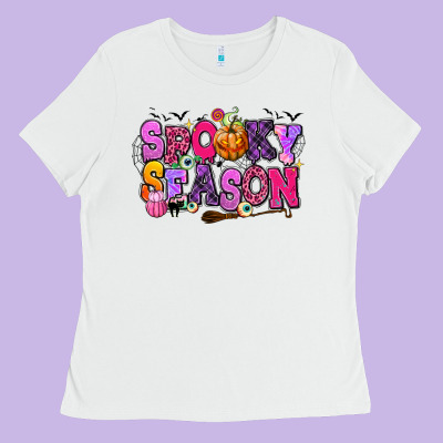 Ladies Tee Spooky season Halloween
