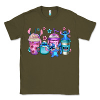 Army Green stitch coffee Classic Tee - Jasminsmagicworld