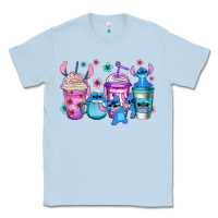 Dusty Blue stitch coffee Classic Tee - Jasminsmagicworld