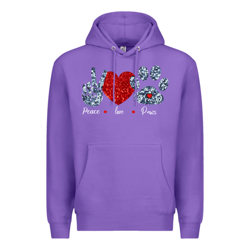 Peace Love Paws Premium Hoodie by Bettercallsaul | Teevron