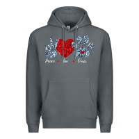 Rock Peace Love Paws Premium Hoodie - Bettercallsaul