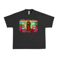 Pigment Black western our lady of guadalupe Urban Heavy Tee - JahusDesignShop