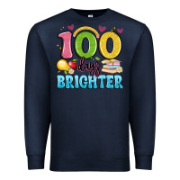 Navy 100 days brighter Premium Sweatshirt - Artiststas