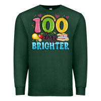 Sports Green 100 days brighter Premium Sweatshirt - Artiststas