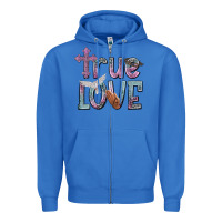 True Royal true love Zipper Hoodie - NancyCooperArtShop