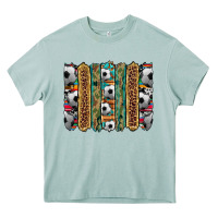 Arona soccer camouflage serape cowhide turquoise leopard glitter  brushstrok Heavy Core Tee - Artiststas