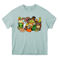 Arona thanksgiving coffee cups Heavy Core Tee - Zillion Design Studio