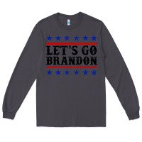 Smoke Let's Go Brandon American Flag Long Sleeve Tee - Jasminsmagicworld