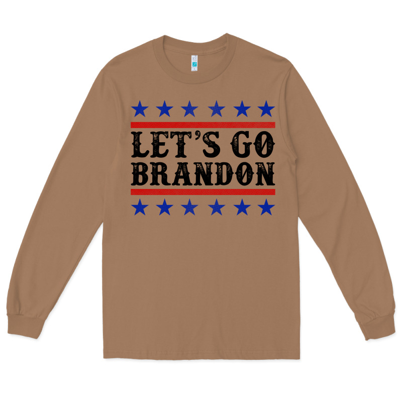 Let's Go Brandon American Flag Long Sleeve Tee by Jasminsmagicworld | Teevron