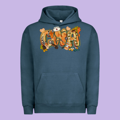 Fall Cna Urban Hoodie Designed By Cowgirlartshop