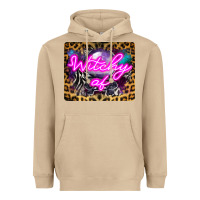 Mushroom Witchy Af Crystal Ball Heavyweight Hoodie - LillyAllenDesigns
