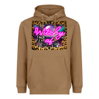 Toasted Coconut Witchy Af Crystal Ball Heavyweight Hoodie - LillyAllenDesigns