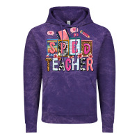 Cloud Purple sped teacher Vintage Hoodie - AdoDesignShop
