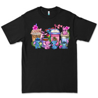 Black stitch with lilo coffee cups Premium Tee - AdoDesignShop
