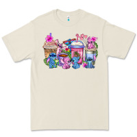 Bone stitch with lilo coffee cups Premium Tee - AdoDesignShop