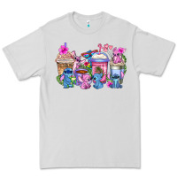 Dove Grey stitch with lilo coffee cups Premium Tee - AdoDesignShop
