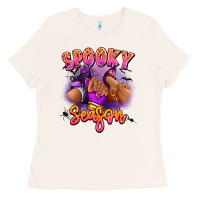Bone Spooky season sneaker and heel afro woman Ladies Tee - RanaPortraitStore