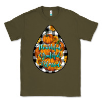 Army Green Thankful Grateful Blessed Classic Tee - LillyAllenDesigns