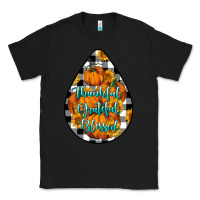 Black Thankful Grateful Blessed Classic Tee - LillyAllenDesigns