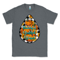 Charcoal Heather Thankful Grateful Blessed Classic Tee - LillyAllenDesigns