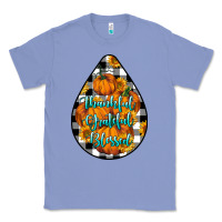 Colony Blue Thankful Grateful Blessed Classic Tee - LillyAllenDesigns