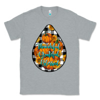 Heather Grey Thankful Grateful Blessed Classic Tee - LillyAllenDesigns