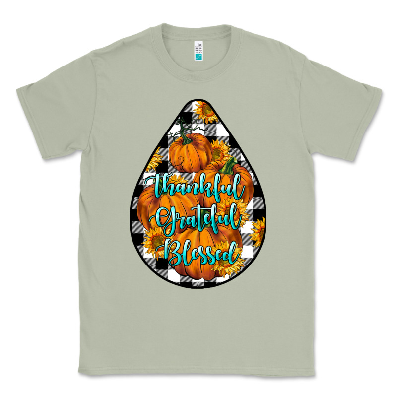 Thankful Grateful Blessed Classic Tee by LillyAllenDesigns | Teevron