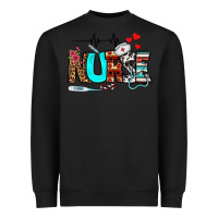 Black western nurse Heavyweight Sweatshirt - BundleAndBundleShop