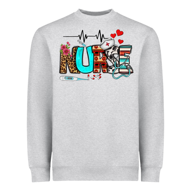 Western Nurse Heavyweight Sweatshirt by BundleAndBundleShop | Teevron