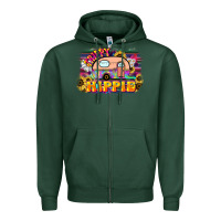 Trippy Hippie Zipper Hoodie | Teevron