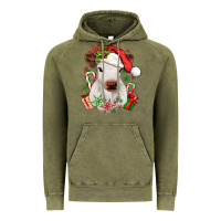 Vintage Olive christmas heifer Vintage Hoodie - JahusDesignShop