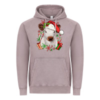 Vintage Zinc christmas heifer Vintage Hoodie - JahusDesignShop