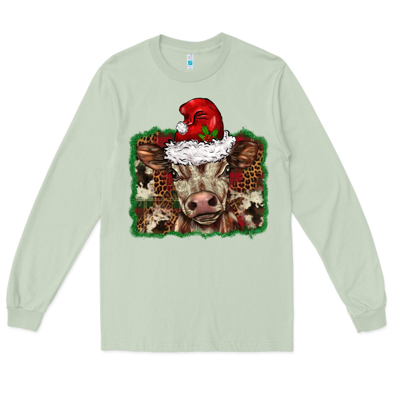 Christmas Background Baby Calf Long Sleeve Tee by BarkalooDesign | Teevron