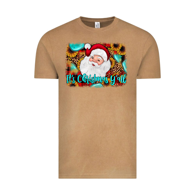 It's Christmas Y'all Background Vintage Tee by JahusDesignShop | Teevron