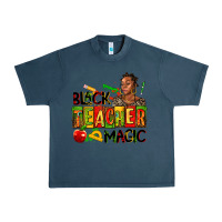 Midnight Navy black teacher  magic Urban Heavy Tee - AdoDesignShop