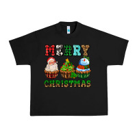 Black merry christmas with cupcakes Urban Heavy Tee - AdoDesignShop