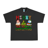 Pigment Black merry christmas with cupcakes Urban Heavy Tee - AdoDesignShop