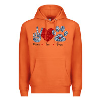 Carrot Peace Love Paws Premium Hoodie - Bettercallsaul