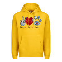 Lemon Peace Love Paws Premium Hoodie - Bettercallsaul