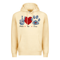 Pina Colada Peace Love Paws Premium Hoodie - Bettercallsaul