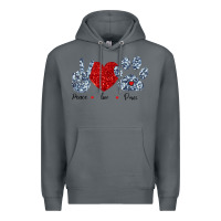 Rock Peace Love Paws Premium Hoodie - Bettercallsaul
