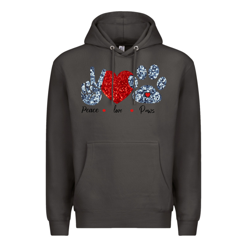 Peace Love Paws Premium Hoodie by Bettercallsaul | Teevron