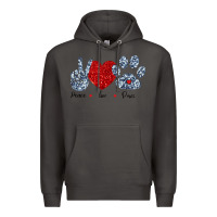 Smoke Peace Love Paws Premium Hoodie - Bettercallsaul