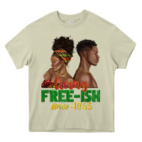 Mossy living free ish since 1865 with afro black woman a Heavy Core Tee - texasbilliewilder