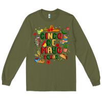Army Green cinco de mayo squad Long Sleeve Tee - JahusDesignShop