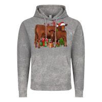 Cloud Rock Christmas Gelbvieh Vintage Hoodie - JahusDesignShop