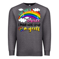 Charcoal Heather the only choice i made was to be myself Premium Sweatshirt - Artiststas