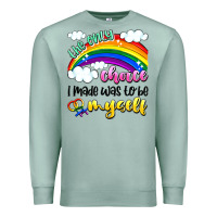 Seafoam the only choice i made was to be myself Premium Sweatshirt - Artiststas