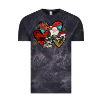 Cloud Black Christmas heart Vintage Tee - JahusDesignShop