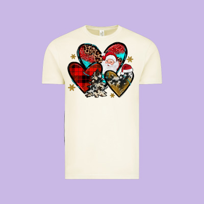 Christmas Heart Vintage Tee Designed By Jahusdesignshop